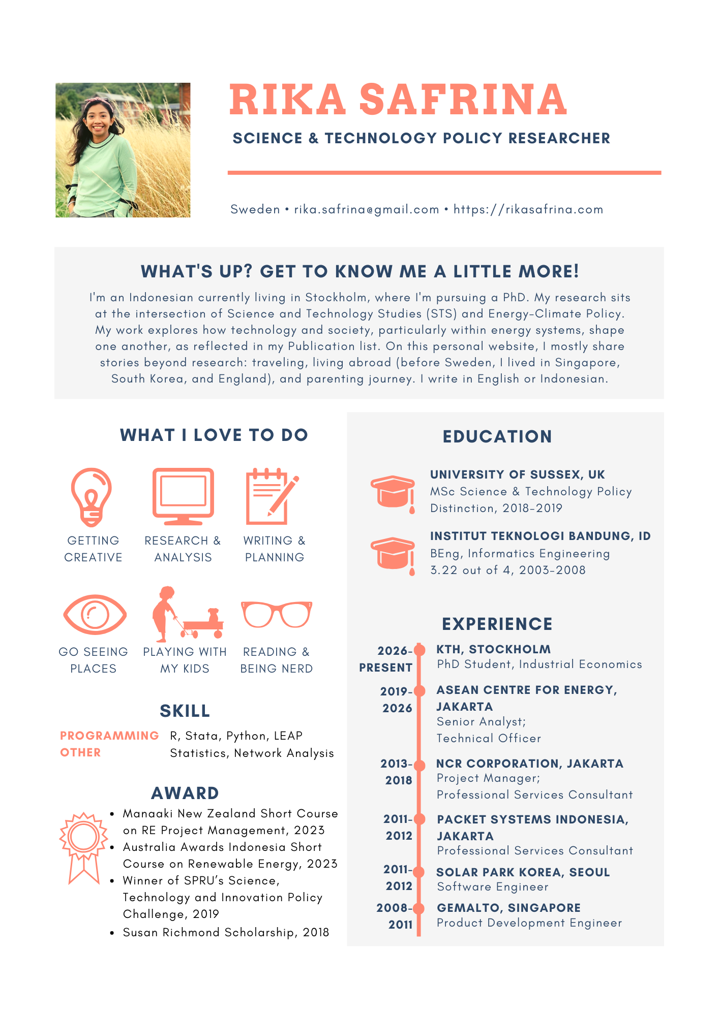 Bio of Rika Safrina
